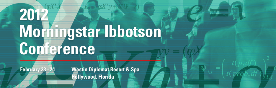 Morningstar Ibbotson Conference